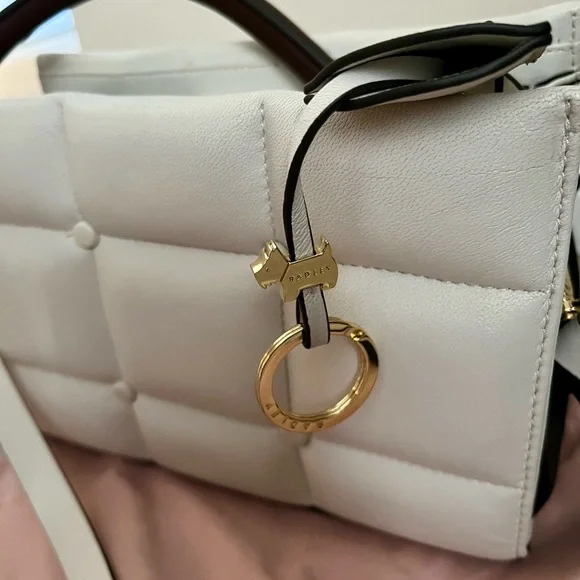 Radley London Hyde Road Padded Ivory Leather Multiway Grab Hand Bag - Picture 11 of 15